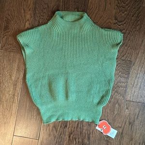 Cider Mock Neck Tshirt Sweater